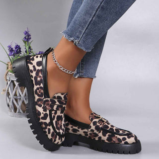 Chunky Loafers Damen - Cecile LavelleLeopardenmuster