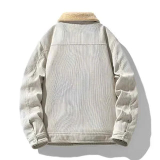 Corduroy Winterjacke Herren - Cecile LavelleSchwarz