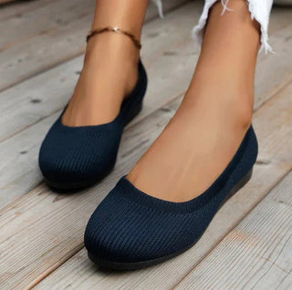 Damen Ballerina Freizeitschuhe - Cecile LavelleMarineblau
