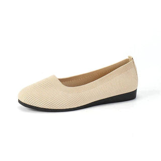 Damen Ballerina Freizeitschuhe - Cecile LavelleCremefarben