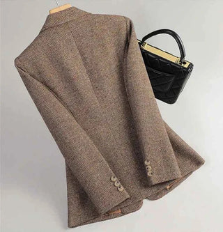 Damen Blazer Zweireiher - Cecile LavelleGrau