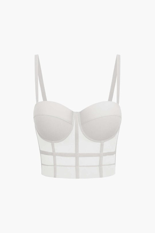 Women's corset top with straps