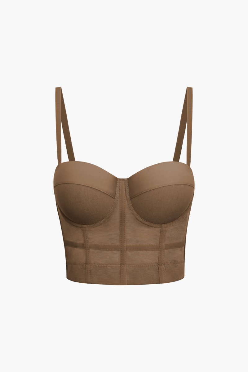 Women's corset top with straps
