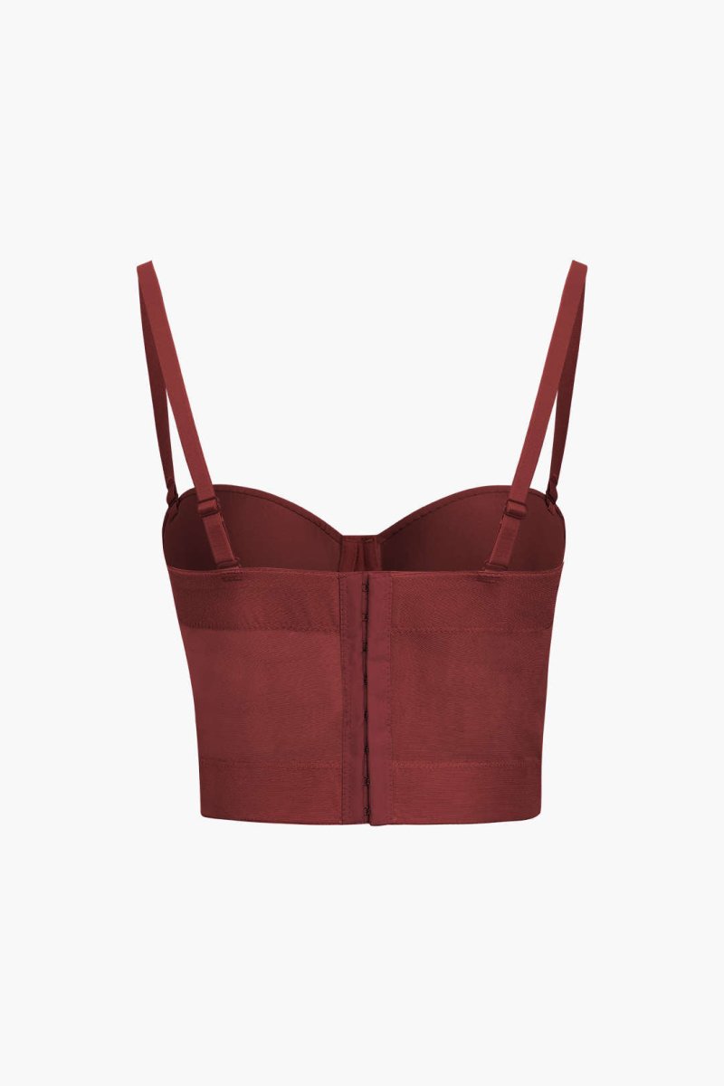 Women's corset top with straps