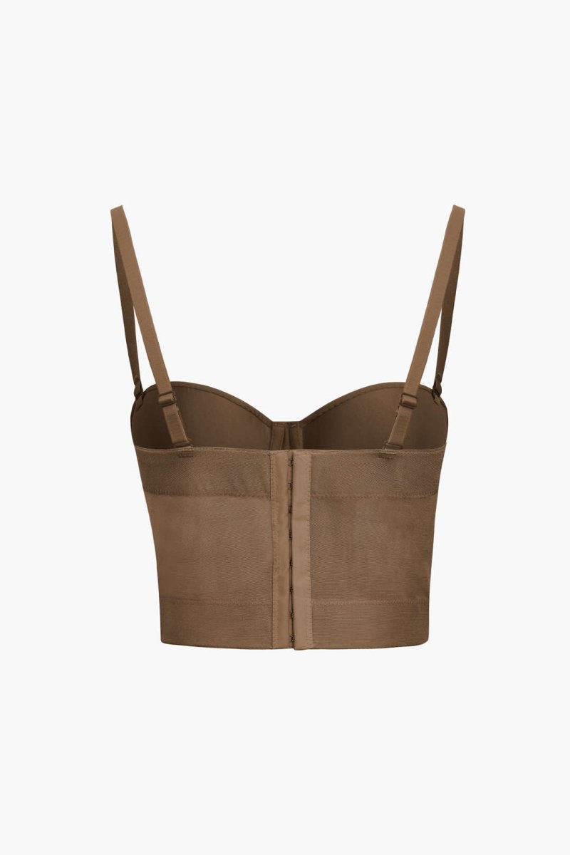 Women's corset top with straps
