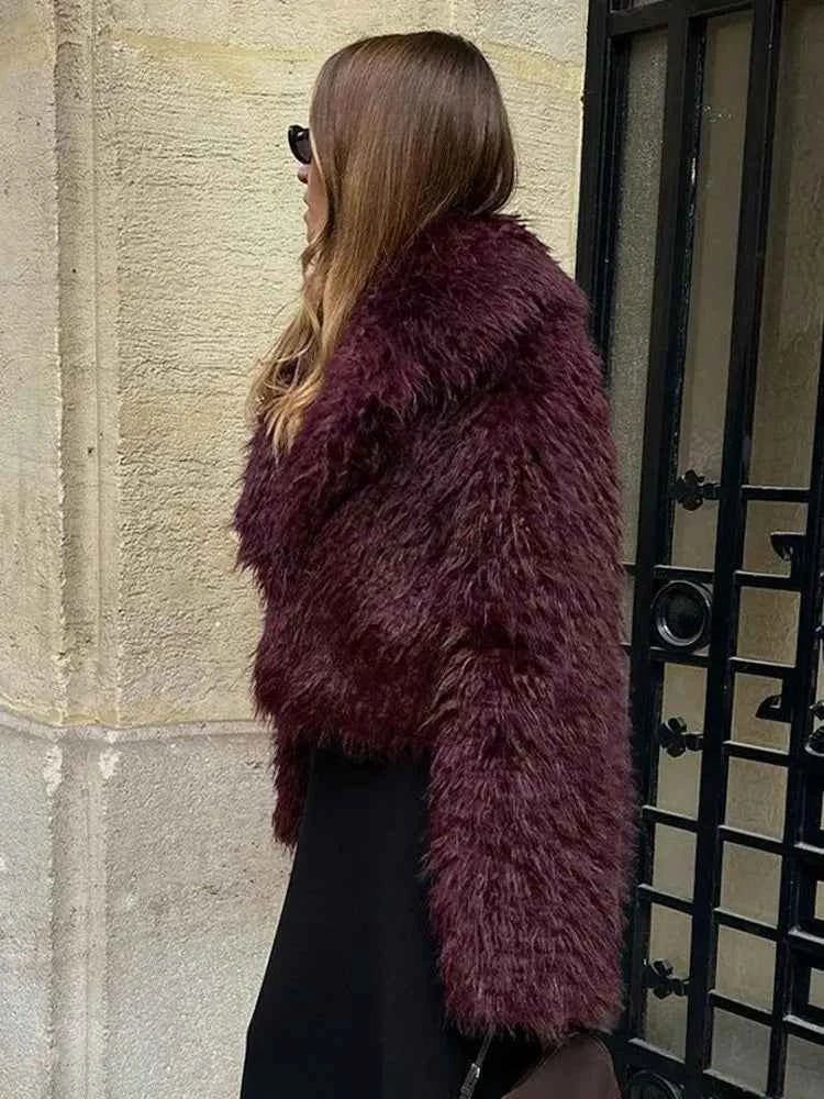 Women's faux fur jacket