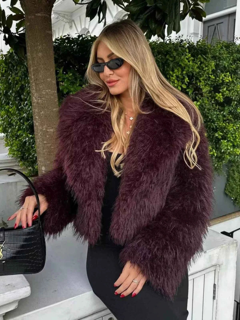 Women's faux fur jacket