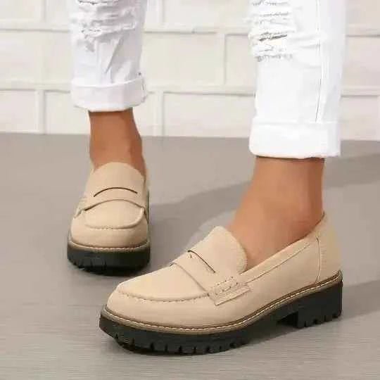 Damen Loafer Chunky Komfort