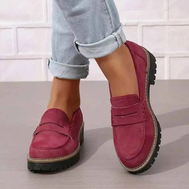 Damen Loafer Chunky Komfort