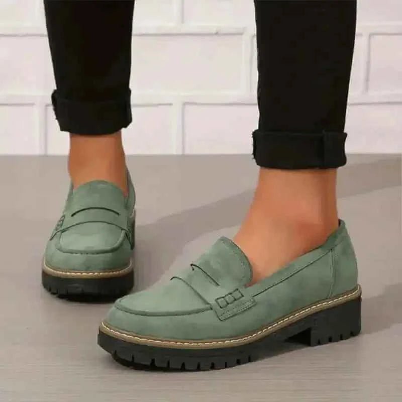 Damen Loafer Chunky Komfort