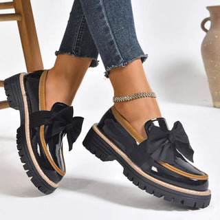 Damen Loafer Schleife Plateau - Cecile LavelleOrange