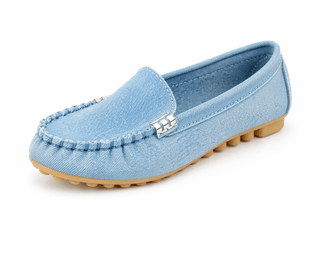 Damen Loafer Slip On Casual - Cecile LavelleHellblau