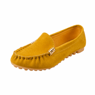 Damen Loafer Slip On Casual - Cecile LavelleGelb