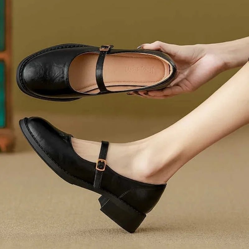 Women's Mary Jane Ballerinas with Low Heel