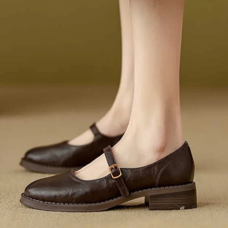 Women's Mary Jane Ballerinas with Low Heel