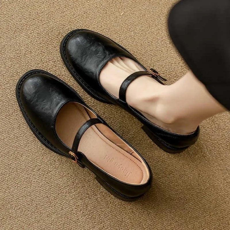 Women's Mary Jane Ballerinas with Low Heel