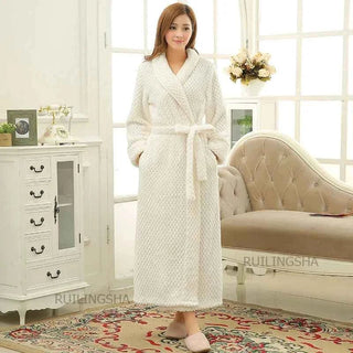 Damen Morgenmantel - Cecile LavelleWeiß