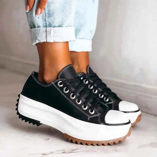 Damen Plateau Sneaker Chunky - Cecile LavelleSchwarz