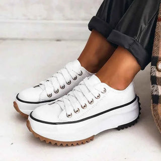 Damen Plateau Sneaker Chunky - Cecile LavelleWeiß