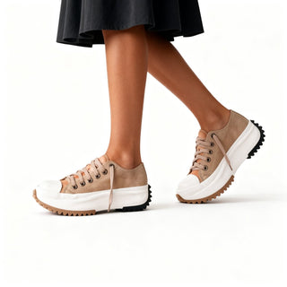 Damen Plateau Sneaker Chunky - Cecile LavelleBraun
