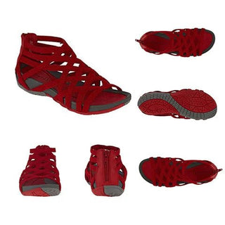 Damen Sandalen Ergonomisch Komfort - Cecile LavelleRot