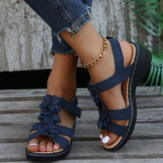 Damen Sandalen Freizeit Komfort - Cecile LavelleBlau