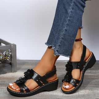 Damen Sandalen Freizeit Komfort - Cecile LavelleSchwarz