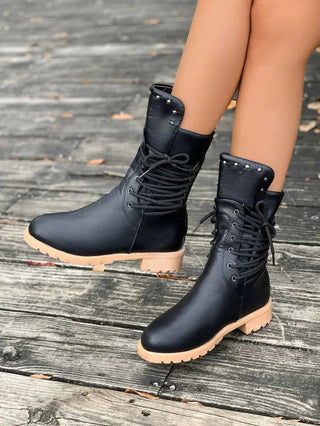 Damen Schnürstiefel - Cecile LavelleSchwarz