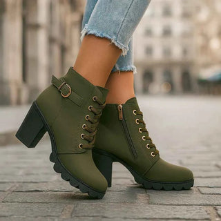 Damen Schnürstiefeletten - Cecile LavelleGrün