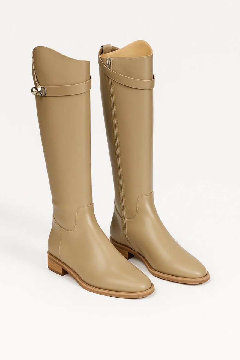 Women's Knee-High Boots Elegant with Slim Silhouette
