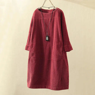 Damenkleid Lockerer Schnitt - Cecile LavelleRot