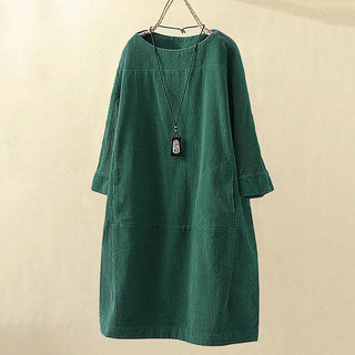 Damenkleid Lockerer Schnitt - Cecile LavelleArmeegrün