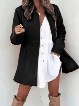 Damenmantel Elegante Passform - Cecile LavelleGrau