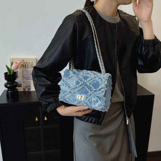 Denim Schultertas - Cecile LavelleSchwarz