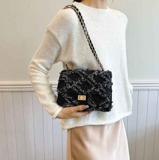 Denim Schultertas - Cecile LavelleSchwarz