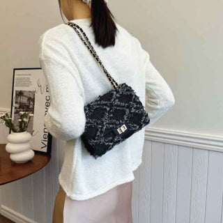 Denim Schultertas - Cecile LavelleSchwarz