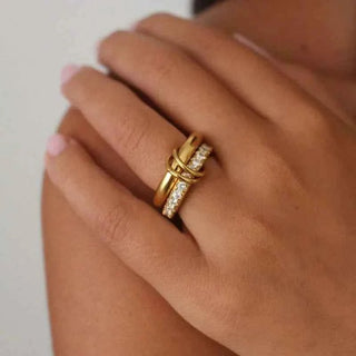 Doppelring Gold - Cecile LavelleGold