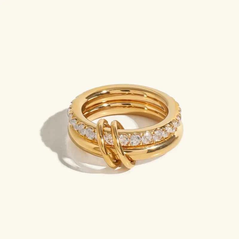 Dobbelt ring guld