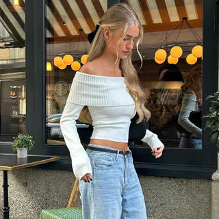 Elegantes Schulterfrei Top