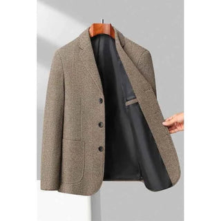 Einreihiger Blazer Herren - Cecile LavelleBraun