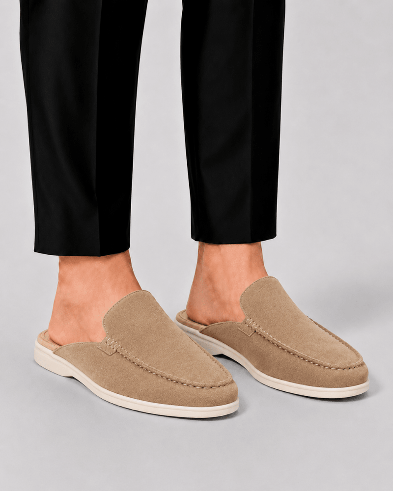 Elegante Herren Loafer Mit Offener Ferse
