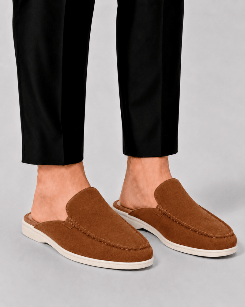 Elegante Herren Loafer Mit Offener Ferse
