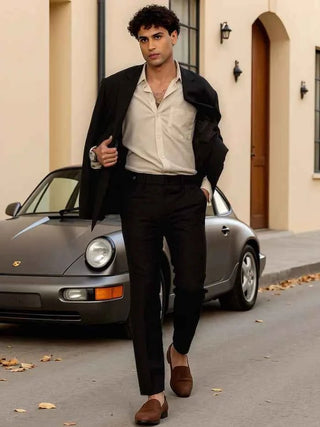 Elegante Hose Herren - Cecile LavelleBraun