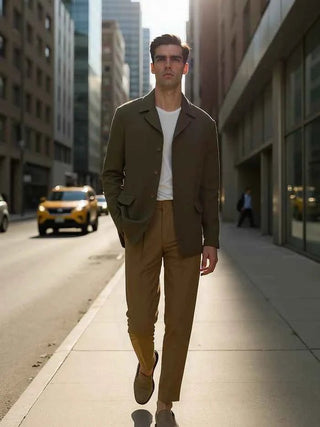 Elegante Hose Herren - Cecile LavelleBraun