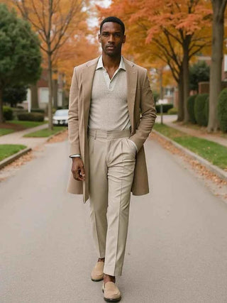 Elegante Hose Herren - Cecile LavelleBraun