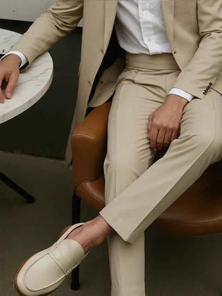 Elegante Hose Herren - Cecile LavelleBraun