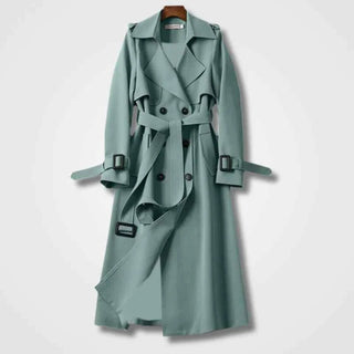 Eleganter Damen - Trenchcoat mit Gürtel - Cecile LavelleGrün