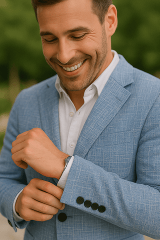 Eleganter Herrenanzug Sommer - Cecile LavelleGrün