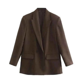Eleganter Oversize Blazer - Cecile LavelleBraun