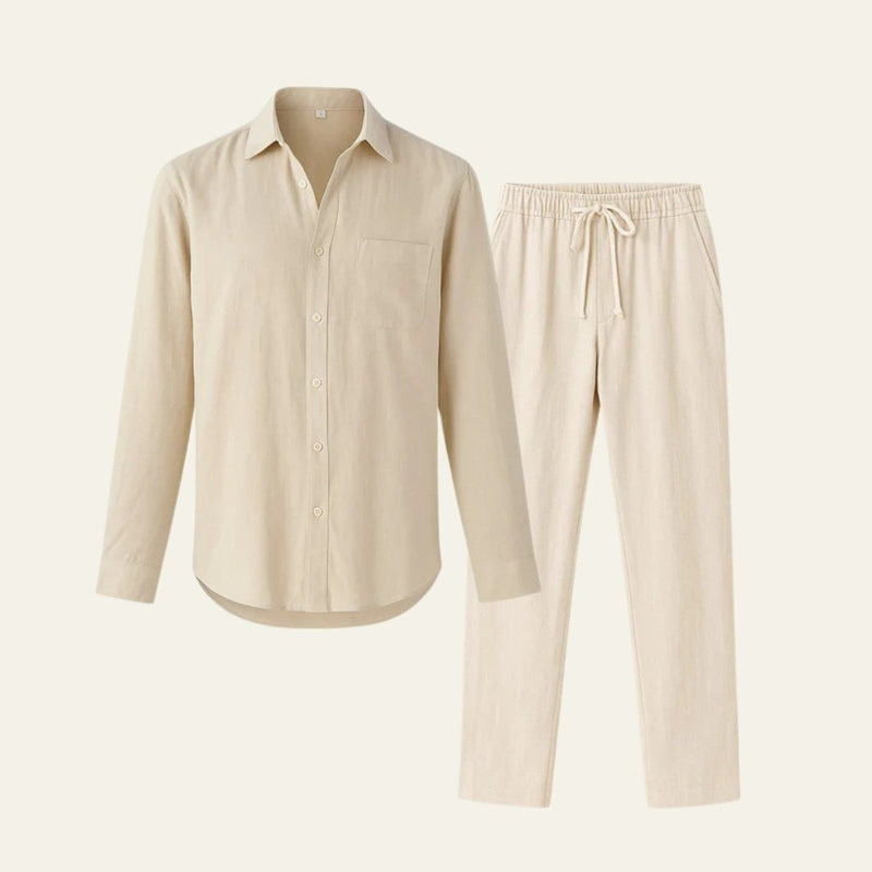 Elegantes Herren Hemd-Hosen Set